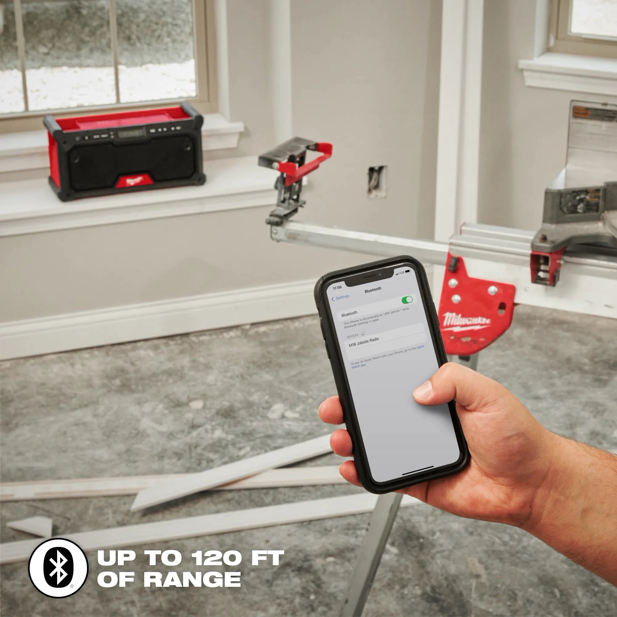 Milwaukee Tool 2952-20 M18 Bluetooth Jobsite Radio