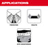 Milwaukee Tool 2940-20 M18 Brushless Stick Transfer Pump applications diagram - trenches, vaults, and site dewatering