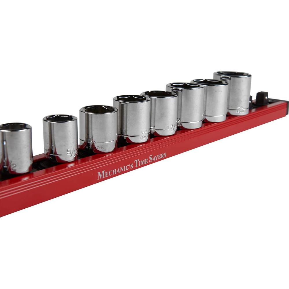 Gain de temps du mécanicien LAS38 3/8" Dr. 1-Row Lock-A-Socket Rail