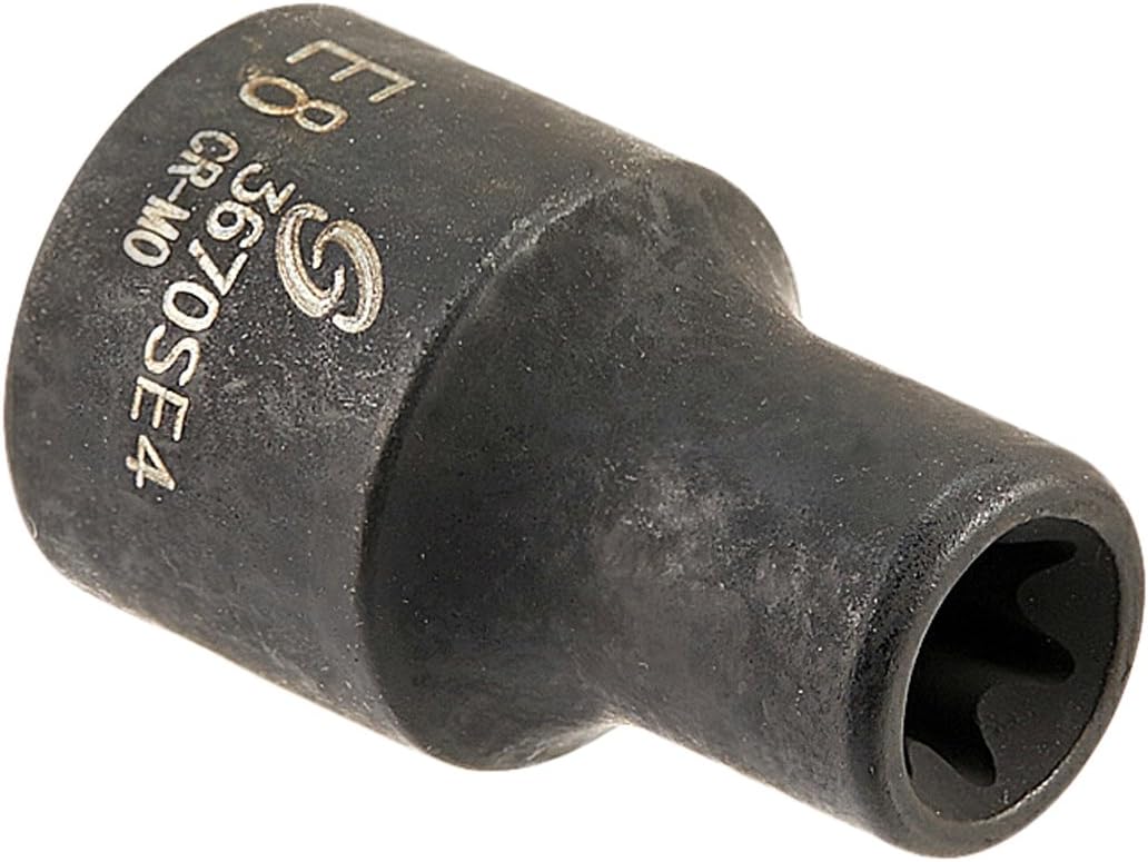 Sunex Tools 3670SE4 3/8" Dr. E8 Inverted Star Impact Socket