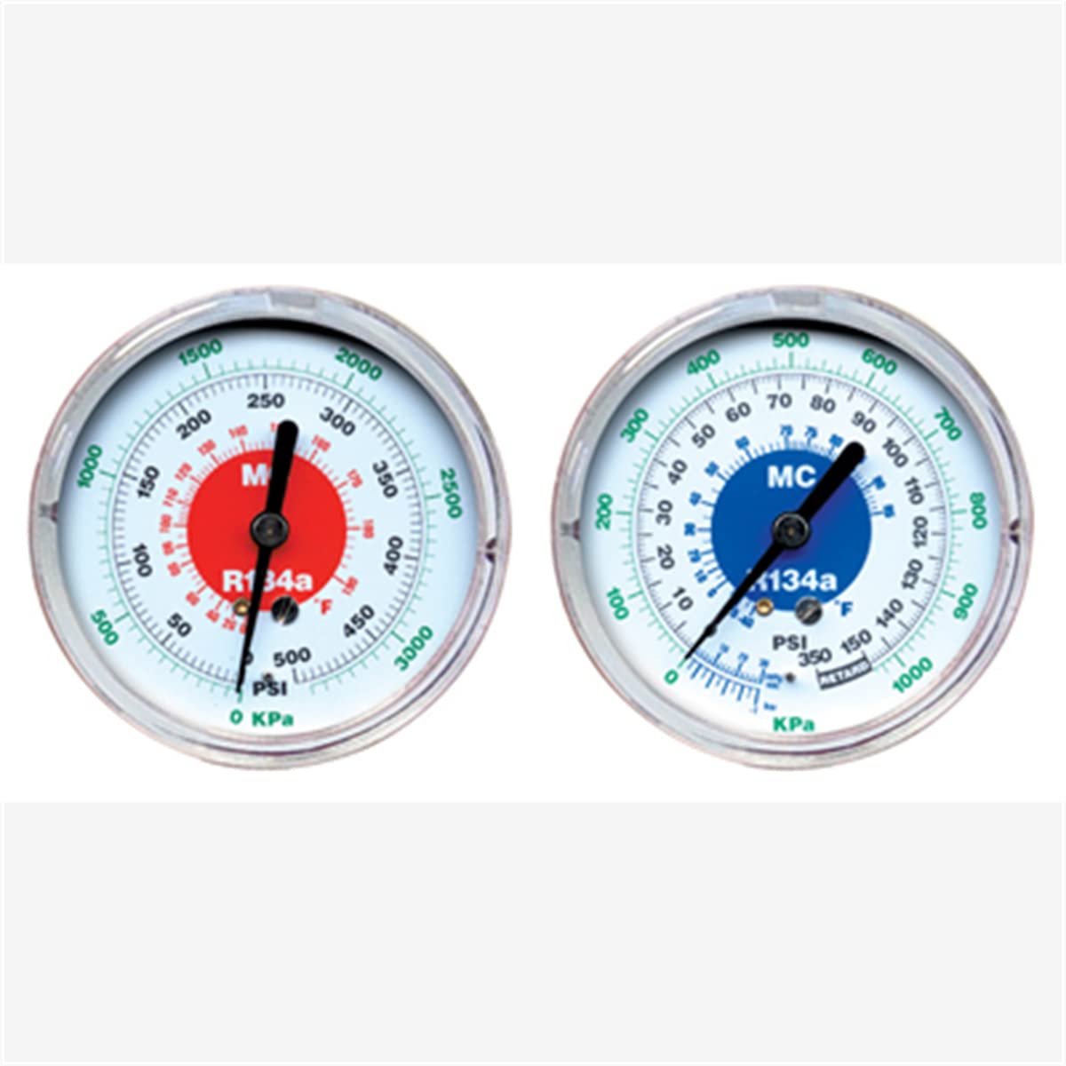 Mastercool 86350 Low Side R134a 3 1/8" (80mm) Gauge