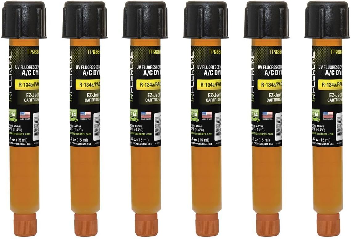 Cartouche Tracerline TP9860-P6 EZ-Ject R-134a/PAG (lot de 6)