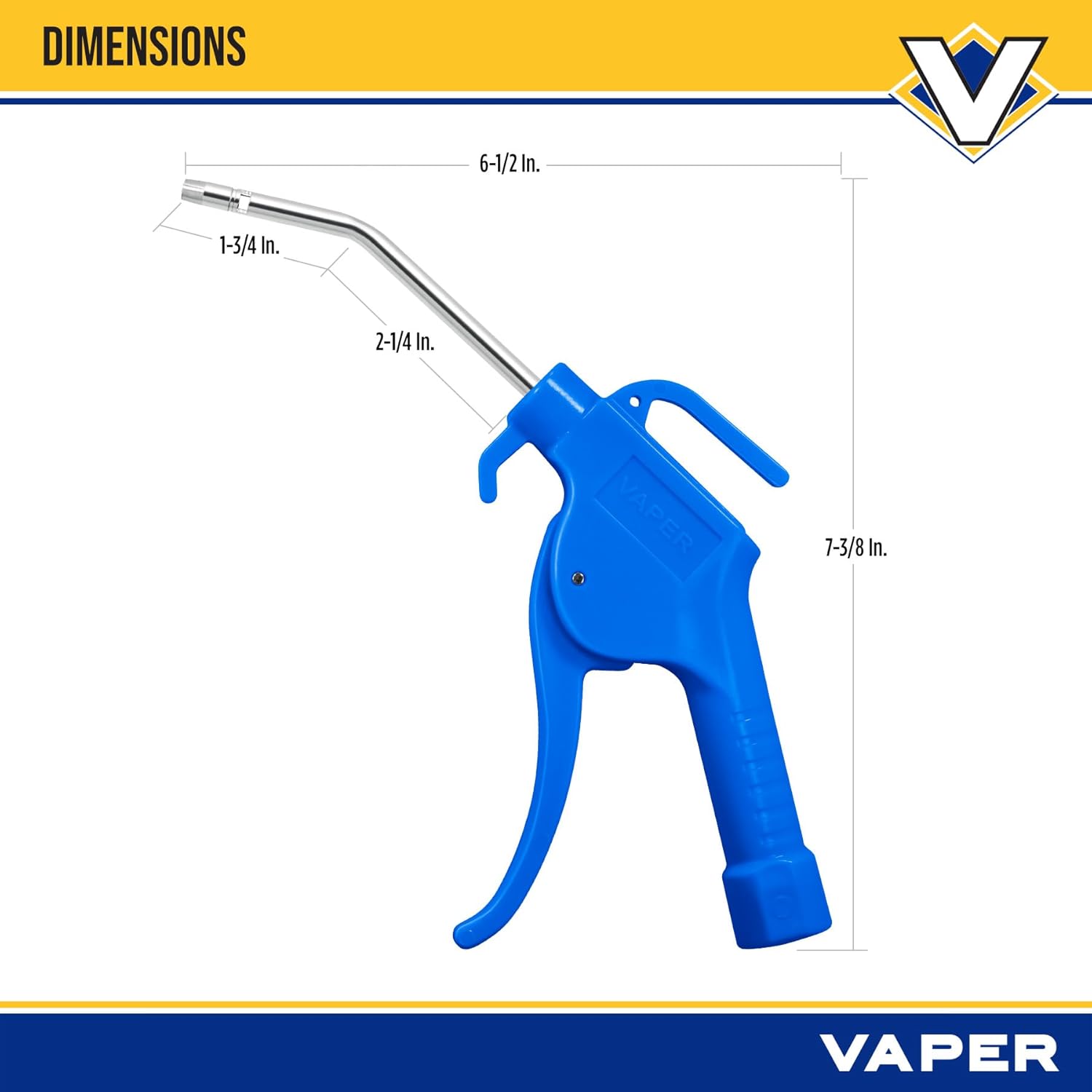 Titan Tools 19360 4 In. Pistol Grip Nylon Blow Gun