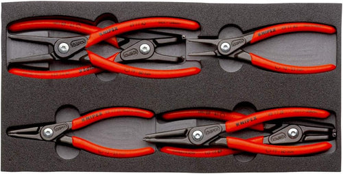 Knipex 00 20 01 V02 6 Pc Circlip "Snap-Ring" Pliers Set In Foam Tray