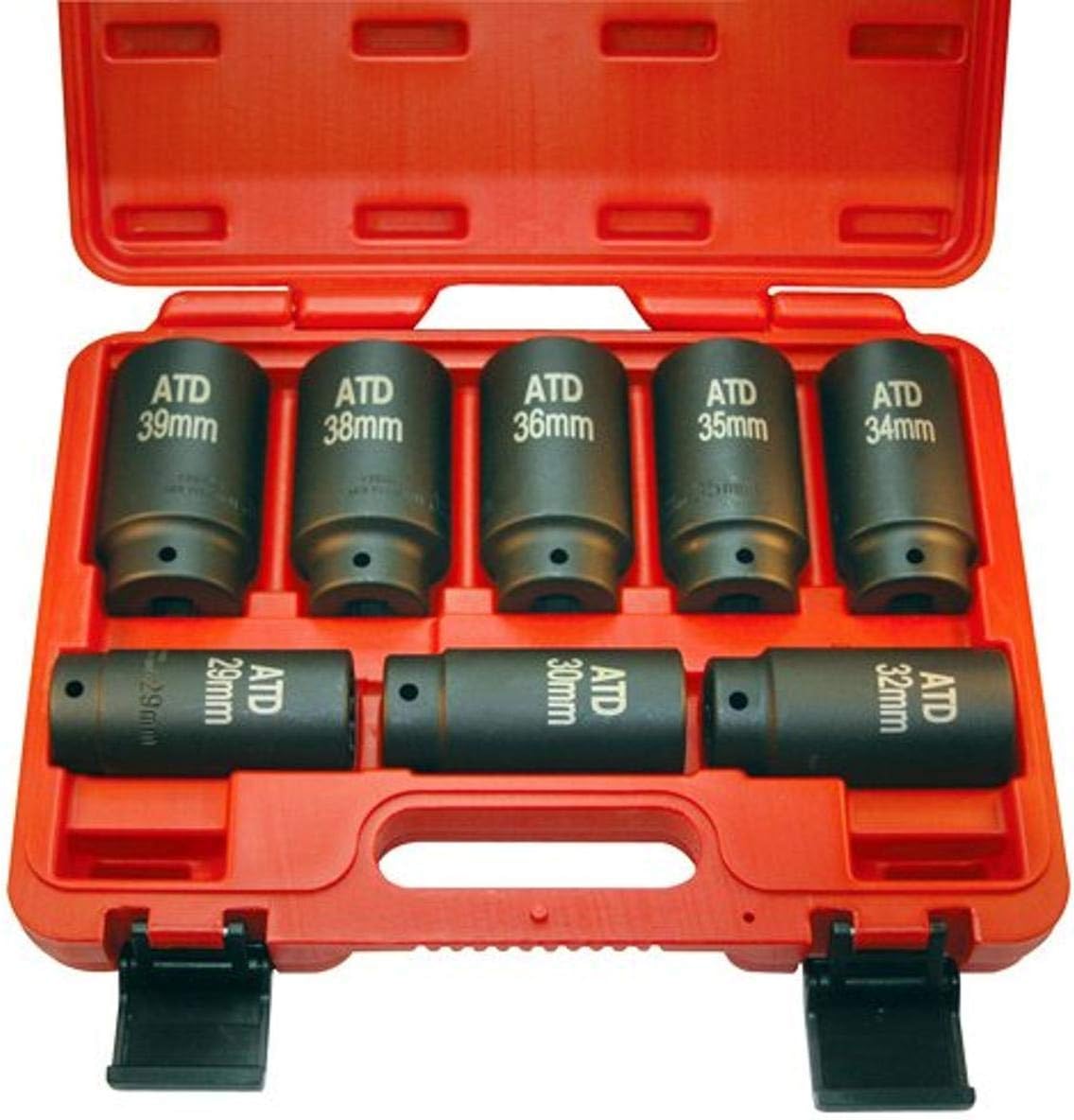 ATD Tools 8628 Lot de 8 douilles pour écrou d'essieu avant 12 points