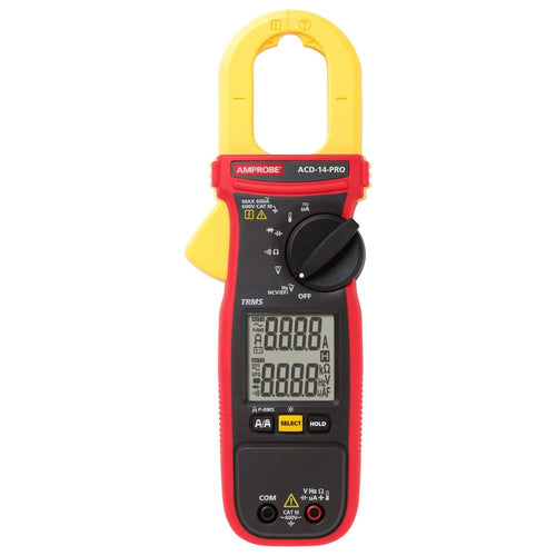 Amprobe 4718977 DUAL DISPLAY 600 A TRMS CLAMP MULTIMETER - MODEL #ACD-14-PRO
