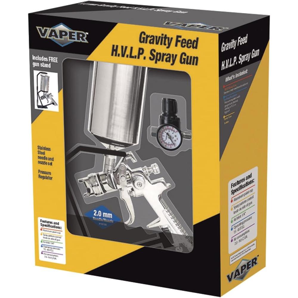 Titan Tools 19120 2.0 mm HVLP Gravity Feed Spray Gun