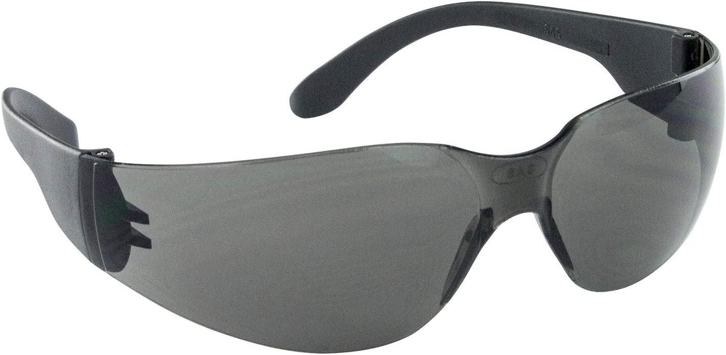 SAS Safety 5343 NSX Safety Glasses - Black Temple - Gray Lens - Polybag