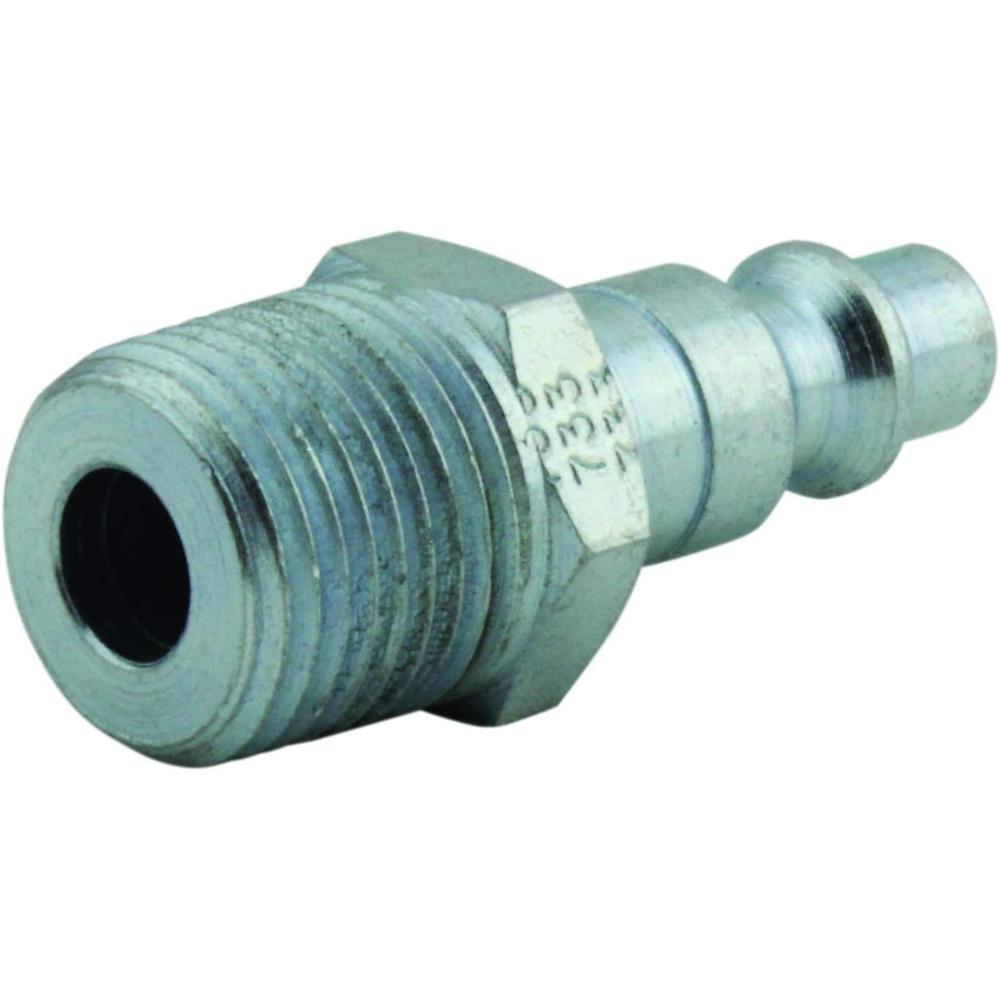 Milton Industries S-733 3/8" Male Plug M-Style, 2/Cd