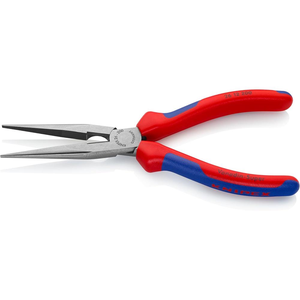 Knipex 26 12 200 Snipe Nose Side Cutting Pliers-Comfort Grip