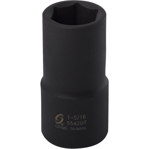 Sunex Tools 5542DT #5 Spline Dr. 1-5/16" Deep Thin Wall Impact Socket