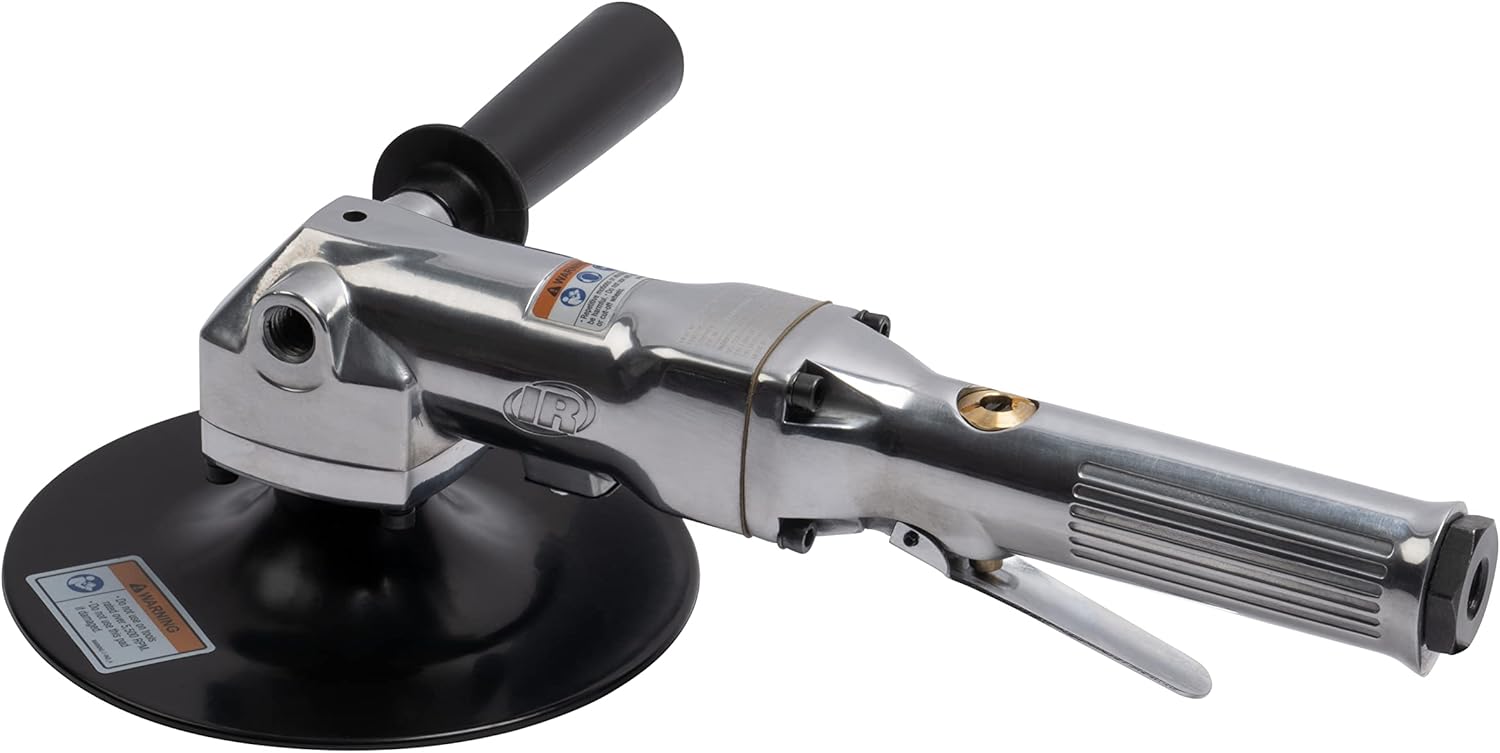 Ingersoll Rand 313-B 7" Air Angle Sander, Composite Pad, 5000 RPM, 0.5 HP