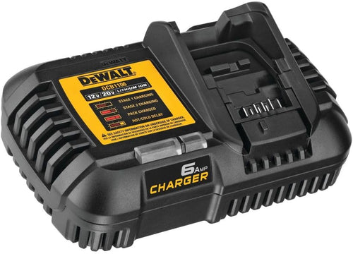 Chargeur rapide DeWalt DCB1106 12 V MAX*/20 V MAX*/FLEXVOLT 6 A