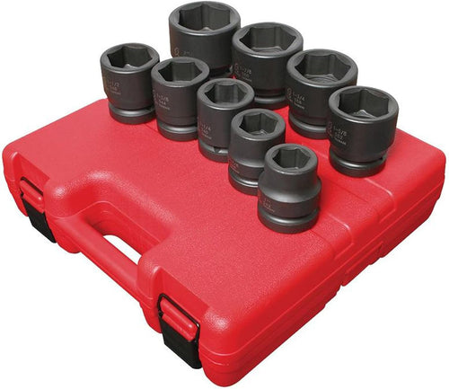 Sunex Tools 5699 9 Piece 1" Drive Standard SAE Jumbo Impact Socket Set