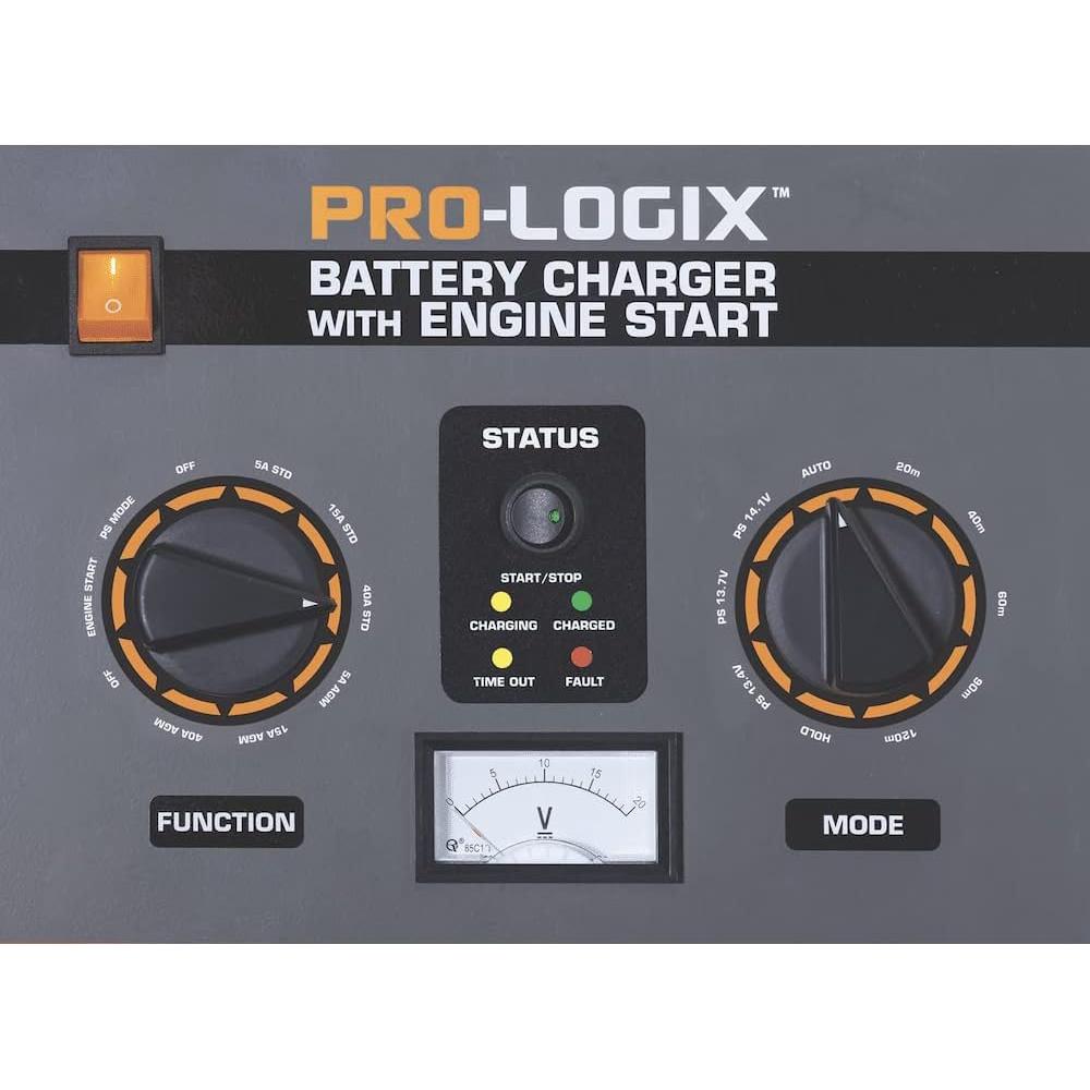 Clore Automotive PL3740 12V 40/15/5A WHEELED BATTERY CHARGER WITH STABLE POWER MODE + ENGINE START