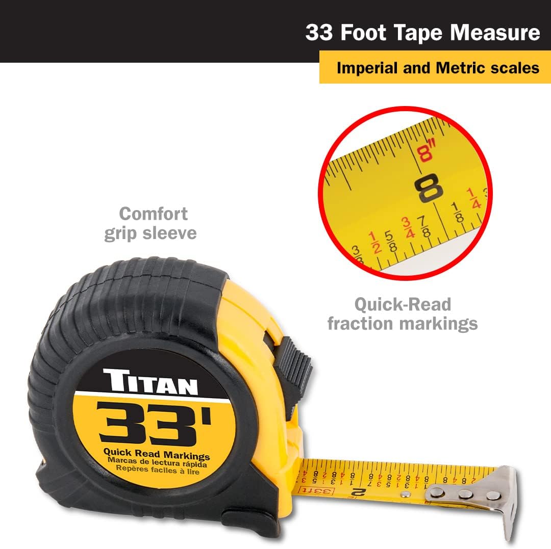 Titan Tools 10908 Mètre ruban à lecture rapide