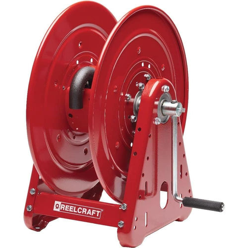 Reelcraft CA32106 L 1/2" x 100 pi. Enrouleur de tuyau à manivelle de qualité supérieure (tuyau non inclus), entrée/sortie NPTF 1/2", 1000 PSI