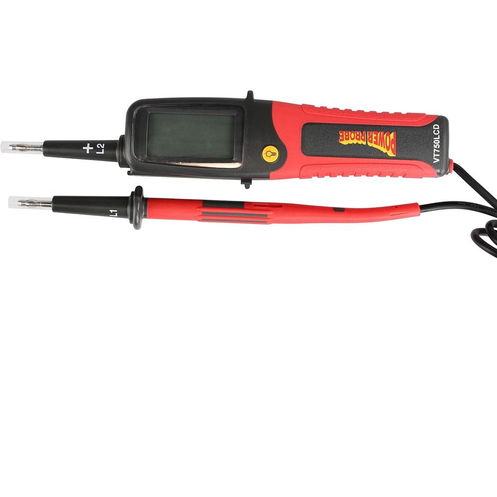 Power Probe VT750LCD TWO POLE VOLTAGE TESTER FOR ELECTRIC & HYBRID VEHICLES, 750V AC/DC, 600V CAT IV, 1000V CAT III