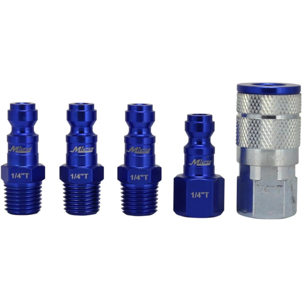 Milton Industries S-305TKIT Kit, 5pc T Style 1/4"