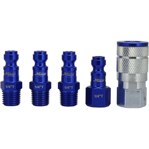 Milton Industries S-305TKIT Kit, 5pc T Style 1/4"