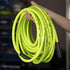 Legacy Manufacturing HFZ12100YW4 Flexzilla Air Hose, 1/2" x 100 ft, 1/2" MNPT Fittings, Heavy Duty, Lightweight, Hybrid, ZillaGreen