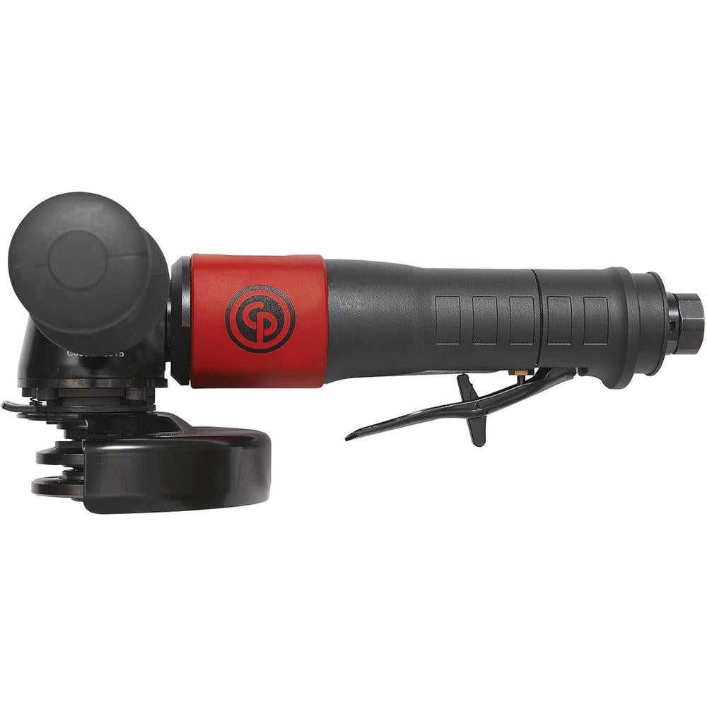 Chicago Pneumatic 7545B Meuleuse d'angle à air robuste avec capacité de roue de 4-1/2", filetage de broche 5/8"-11, 12 000 tr/min (8941075452)