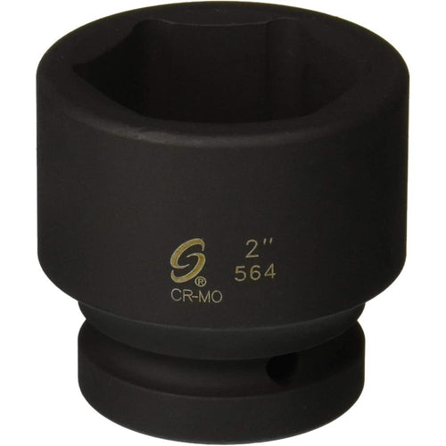 Sunex Tools 564 1" Drive Standard 6 Point Impact Socket 2"