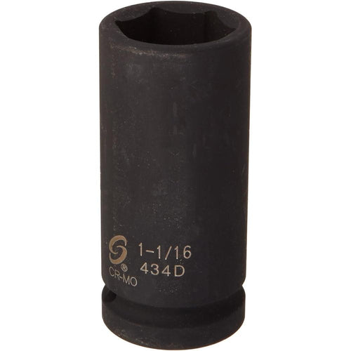 Sunex Tools 434D 3/4" Drive Deep 6 Point Impact Socket 1-1/16"