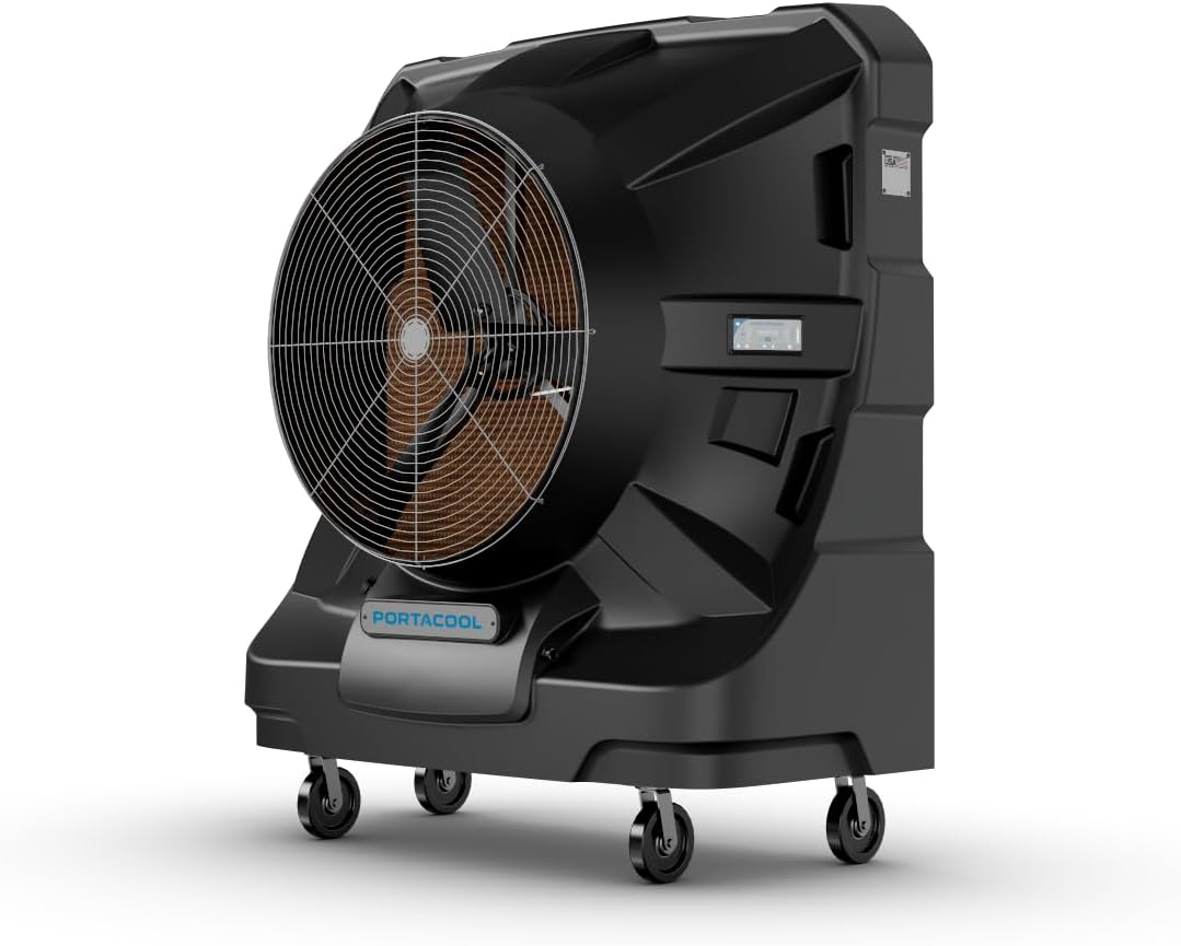 Portacool PACA65001A1 Apex 6500 Evaporative Cooler With Coolsync Technology, Cooling Up To 6500 Sq. Ft., 2200 Cfm, 66&Mldr; Gallon Water Reservoir