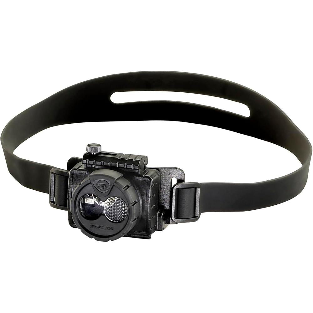 Streamlight 61603 Double Clutch USB Rechargeable Headlamp, 120VAC, Black - 125 Lumens