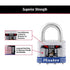 Cadenas laminé 3D Master Lock, anse de 3/4", largeur de 1-9/16"