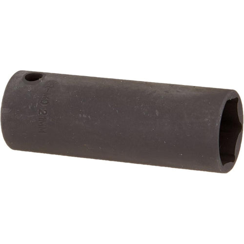 Sunex Tools 2621 1/2 in. Drive 21-mm Extra Thin Wall Deep Impact Socket