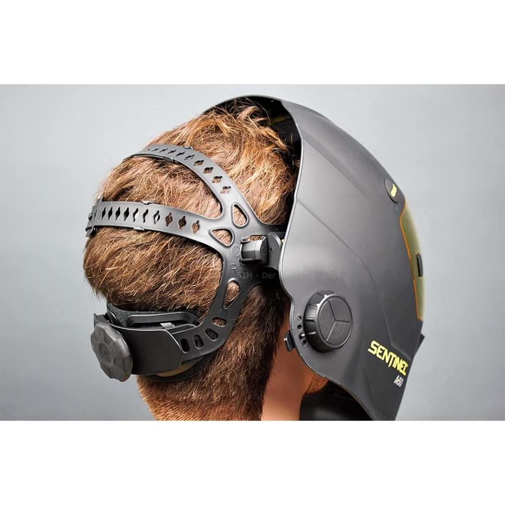 ESAB 0700000800 Casque de soudage Sentinel A50, noir, zone de visualisation de 3,93 x 2,36 po (100 x 60 mm).
