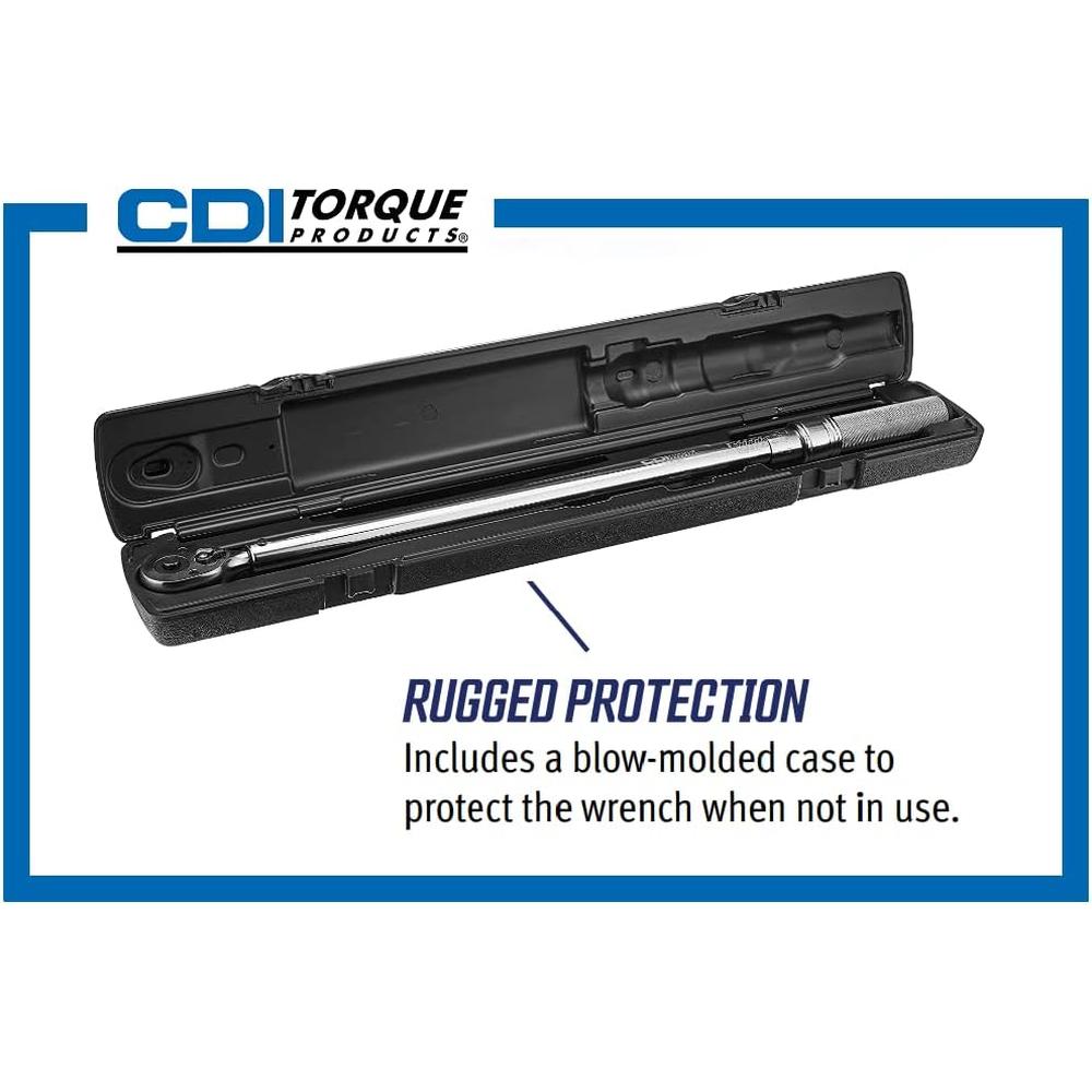 CDI Torque Products  1501MRMH 1/4"Drive Click Torque Wrench 150-Pound Capacity