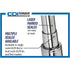 CDI Torque Products 2502MRMH 3/8" Drive Metal Handle Click Type Torque Wrench, Torque Range 30 to 250-Inc