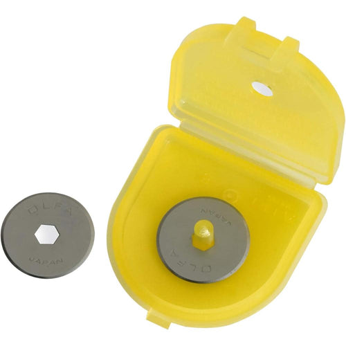 Olfa RB18-2 Lot de 2 lames rotatives en acier inoxydable 18 mm