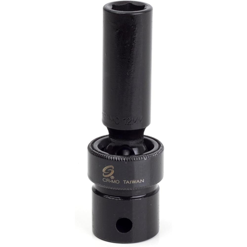 Sunex Tools 212UMD 1 in." Drive 12-mm Deep Universal Impact Socket