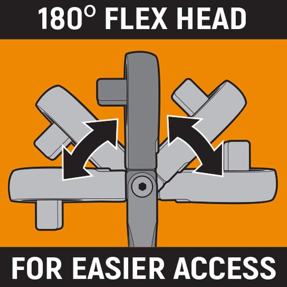 GEARWRENCH 81276T 3pc 1/4", 3/8" & 1/2" Drive 90-Tooth Locking Flex Head Teardrop Ratchet Set