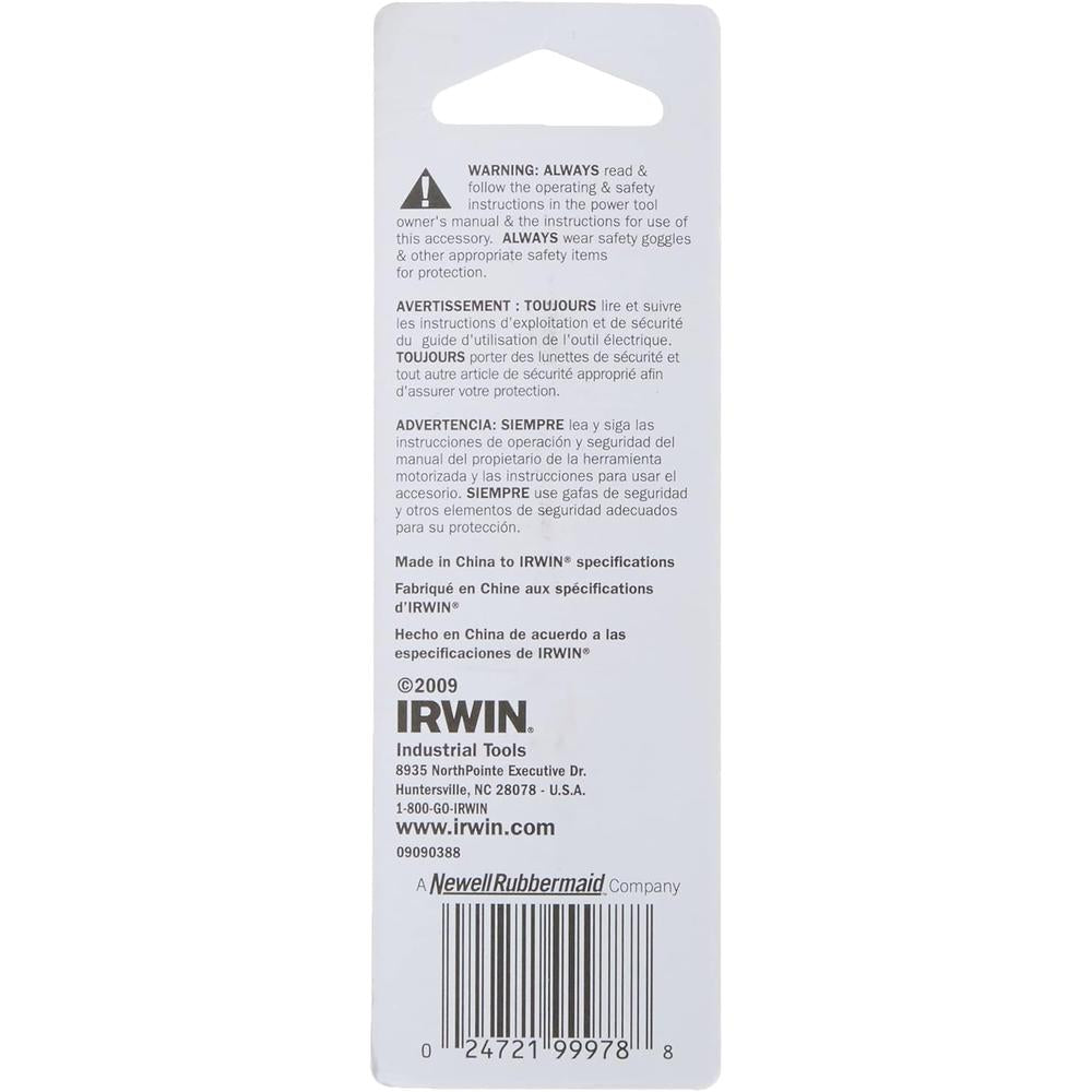 Irwin Tools 4935638 Foret à tige hexagonale 5/32"