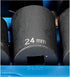 Gris Pneumatique 2124M 1/2" Drive X 24mm Standard - 12 Point