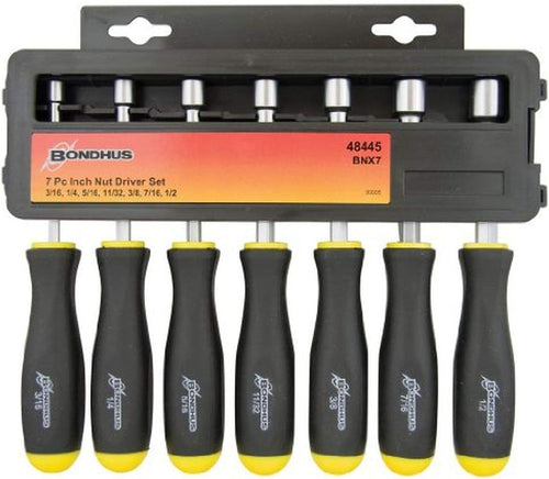 Bondhus 48445 7PC (3/16 - 1/2) Nut Driver Set