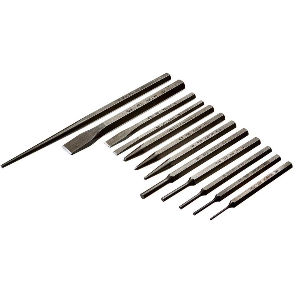 Mayhew Tools 61040 12 PC Punch & Chisel Set