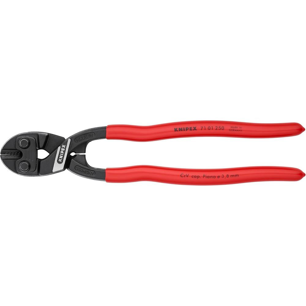 Knipex 71 01 250 10" CO-BOLT XL COMPACT BOLT CUTTER WITH STRAIGHT BLADES, CAP. 4.2MM