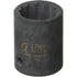 Sunex Tools 222ZM 1/2 in. Drive 22-mm 12-Point Impact Socket
