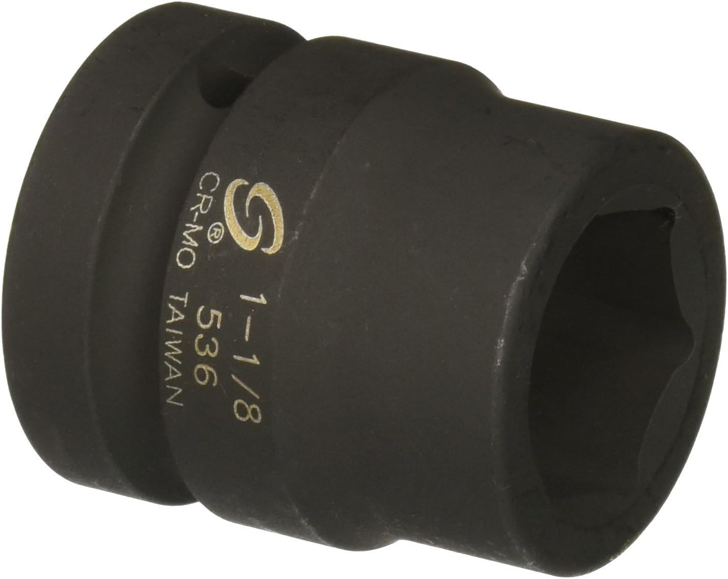 Sunex 536 1"Drive Standard 6 Pt. Impact Socket 1-1/8"