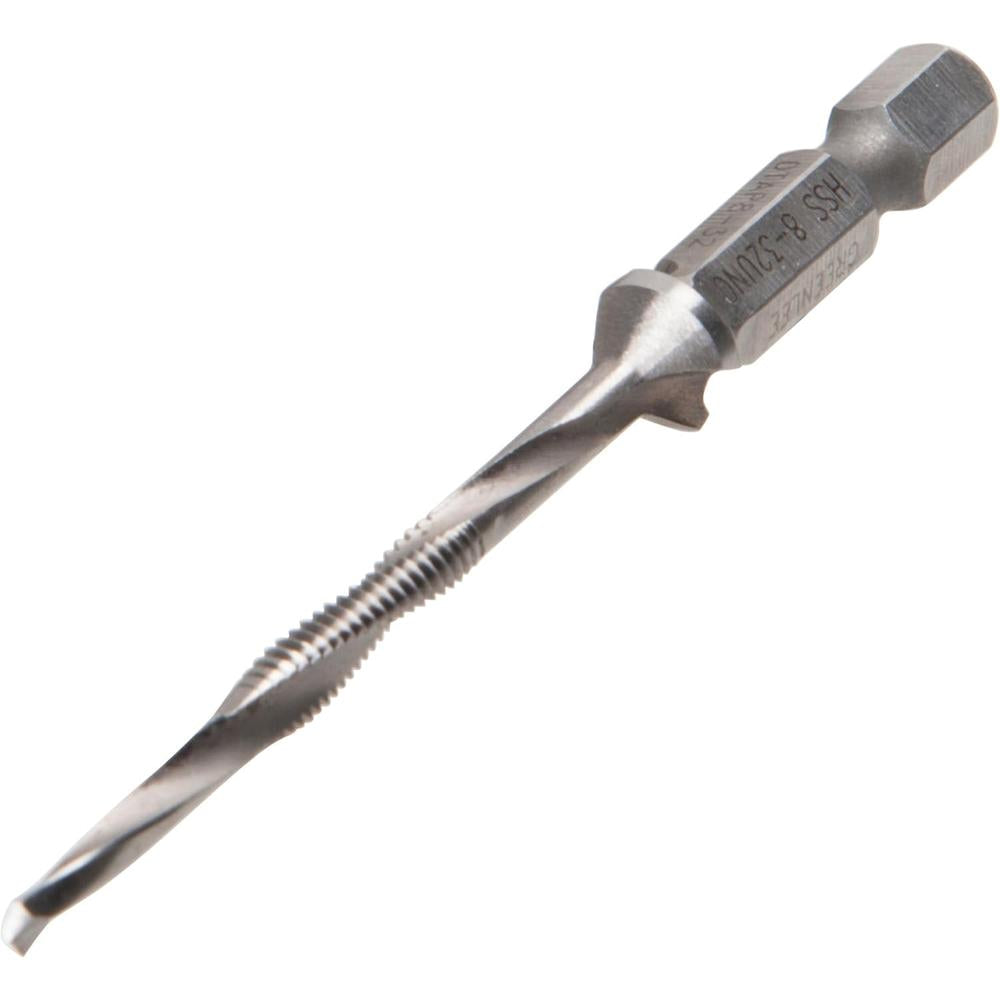 Greenlee DTAP8-32 DRILL/TAP, 8-32.