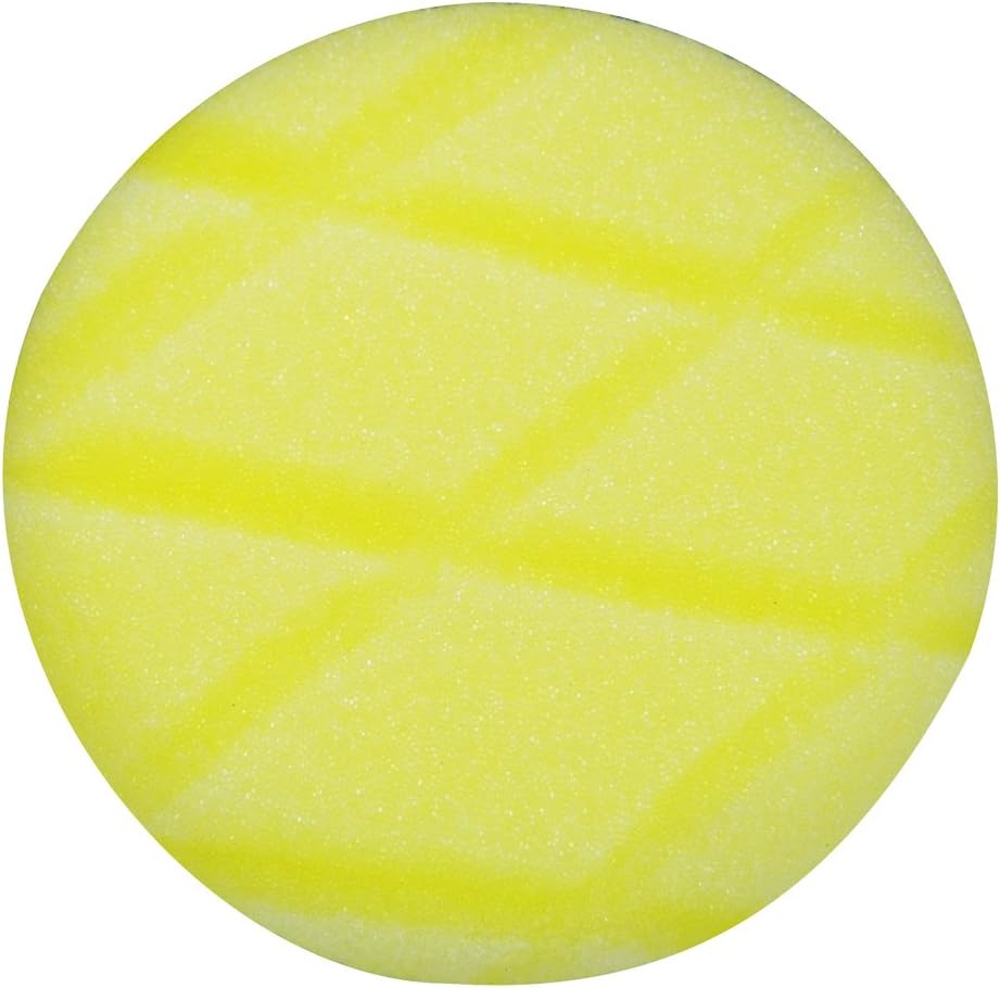 Astro Pneumatic 4635 3" Yellow Diamond Cut Foam Pad - Hook & Loop