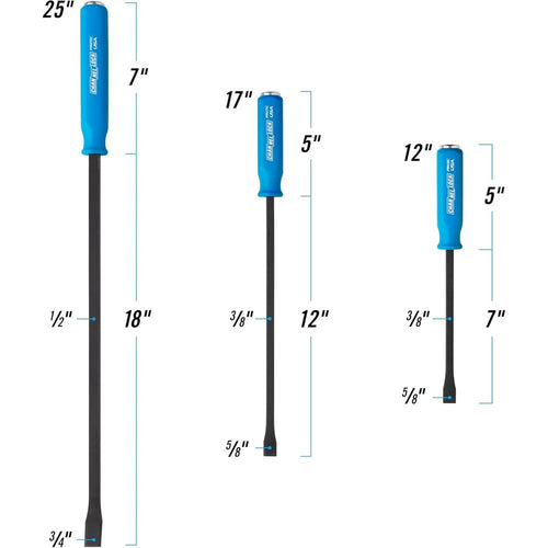 Channellock PRY-3C ENSEMBLE DE 3 LEVIER: 12", 17", 25"