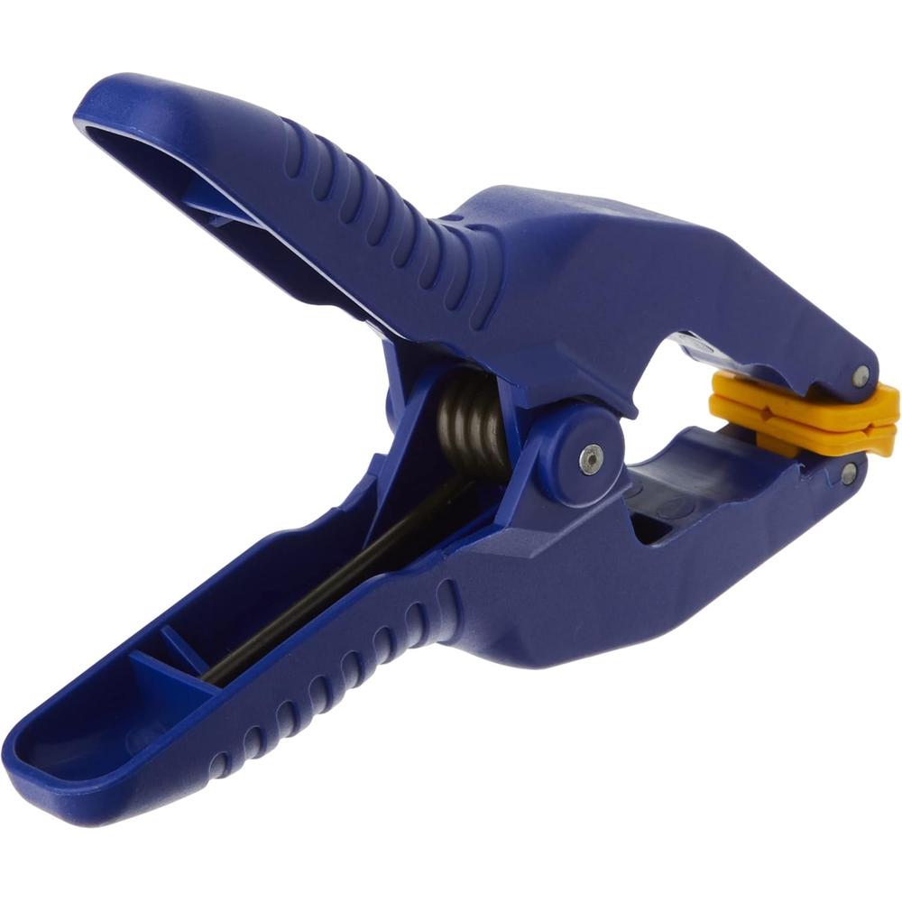 IRWIN Tools QUICK-GRIP Resin Spring Clamp, 2-inch (58200) , Blue