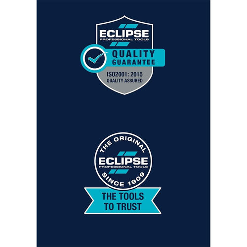 Eclipse Tools E8R Pince à tôle verrouillable à mâchoire droite, acier au chrome-molybdène, taille 8", capacité de mâchoire 3-1/8"